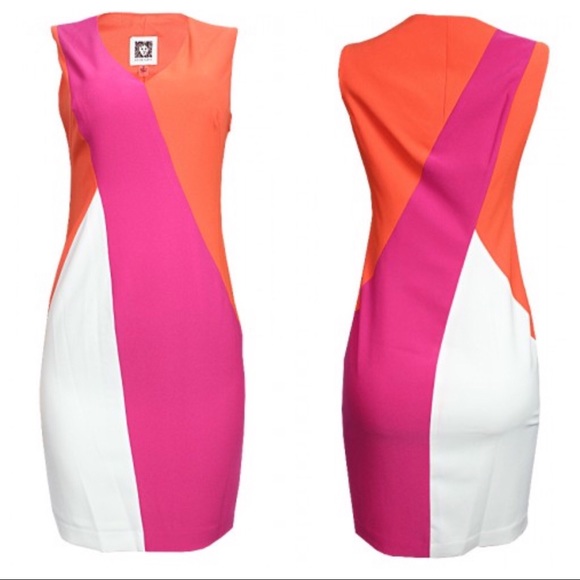 Anne Klein Dresses & Skirts - Ann Klein color block sheath dress size 14